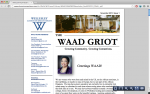 Screenshot of the 1st WAAD Griot newsletter designed by Victoria Alabi (WC '09) featuring yours truly :) 