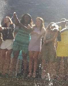 Champagne showers!