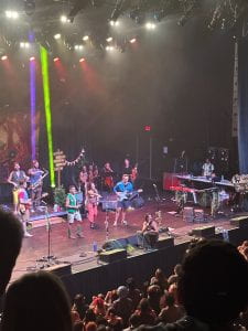 Image of Sammy Rae and the Friends performing onstage.