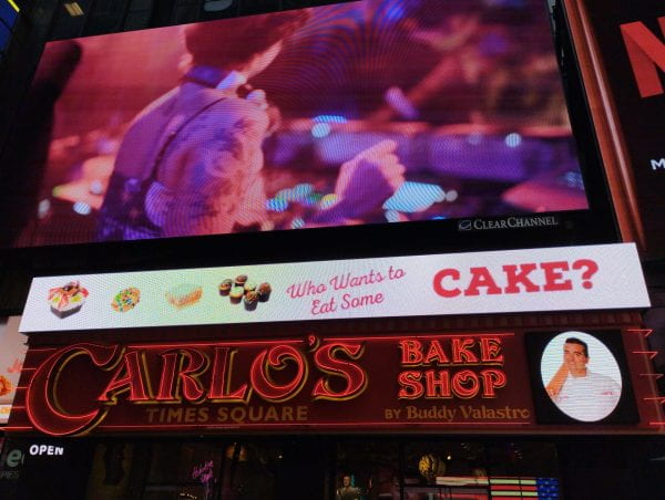 Image of a billboard in Times Square