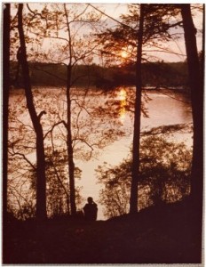 Lake Waban, 1978. Wellesley College Archives.