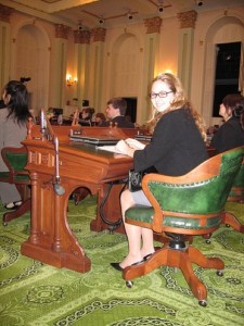 Ali at the California State Assembly, 2007